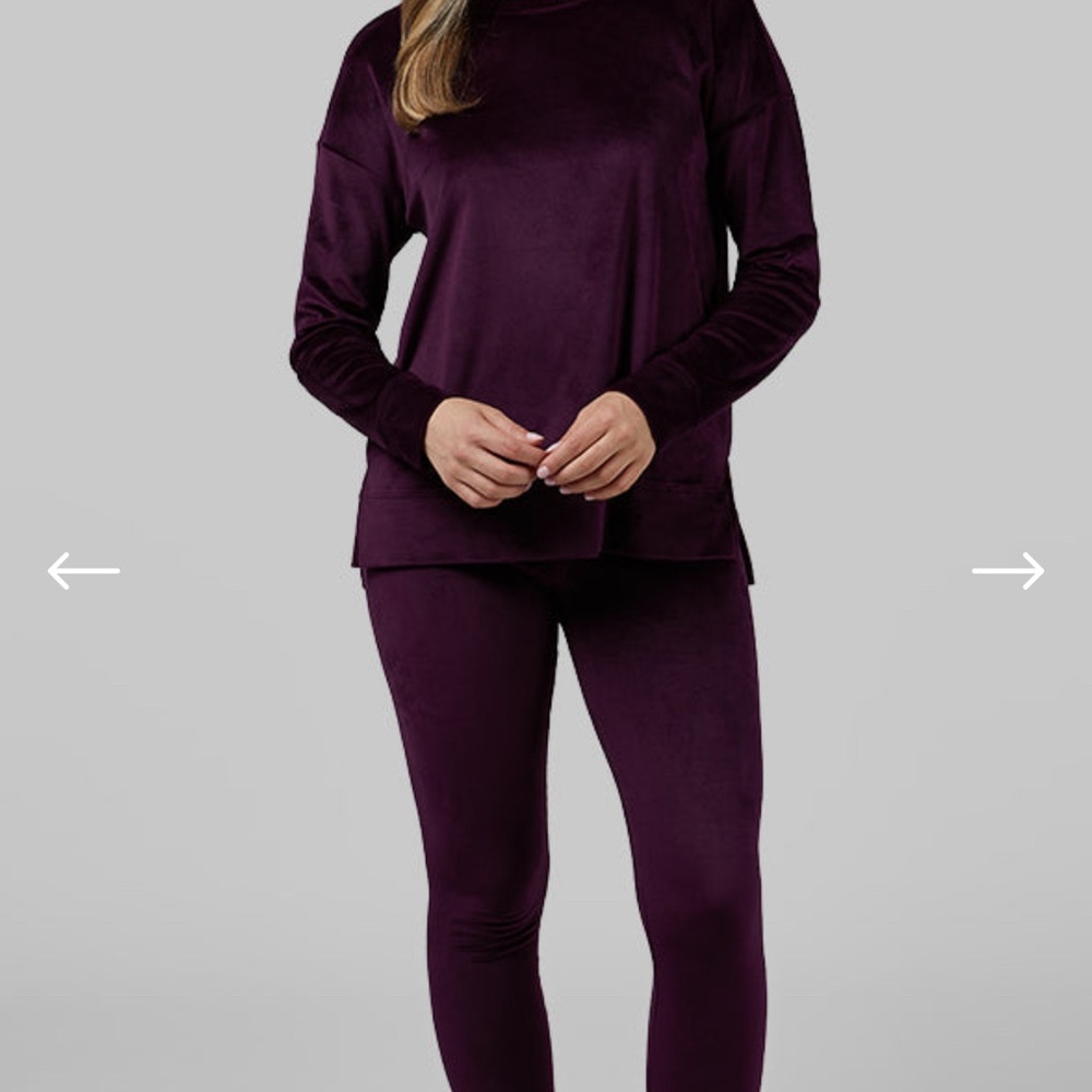 32 Degrees Purple Oversized Sweatshirt